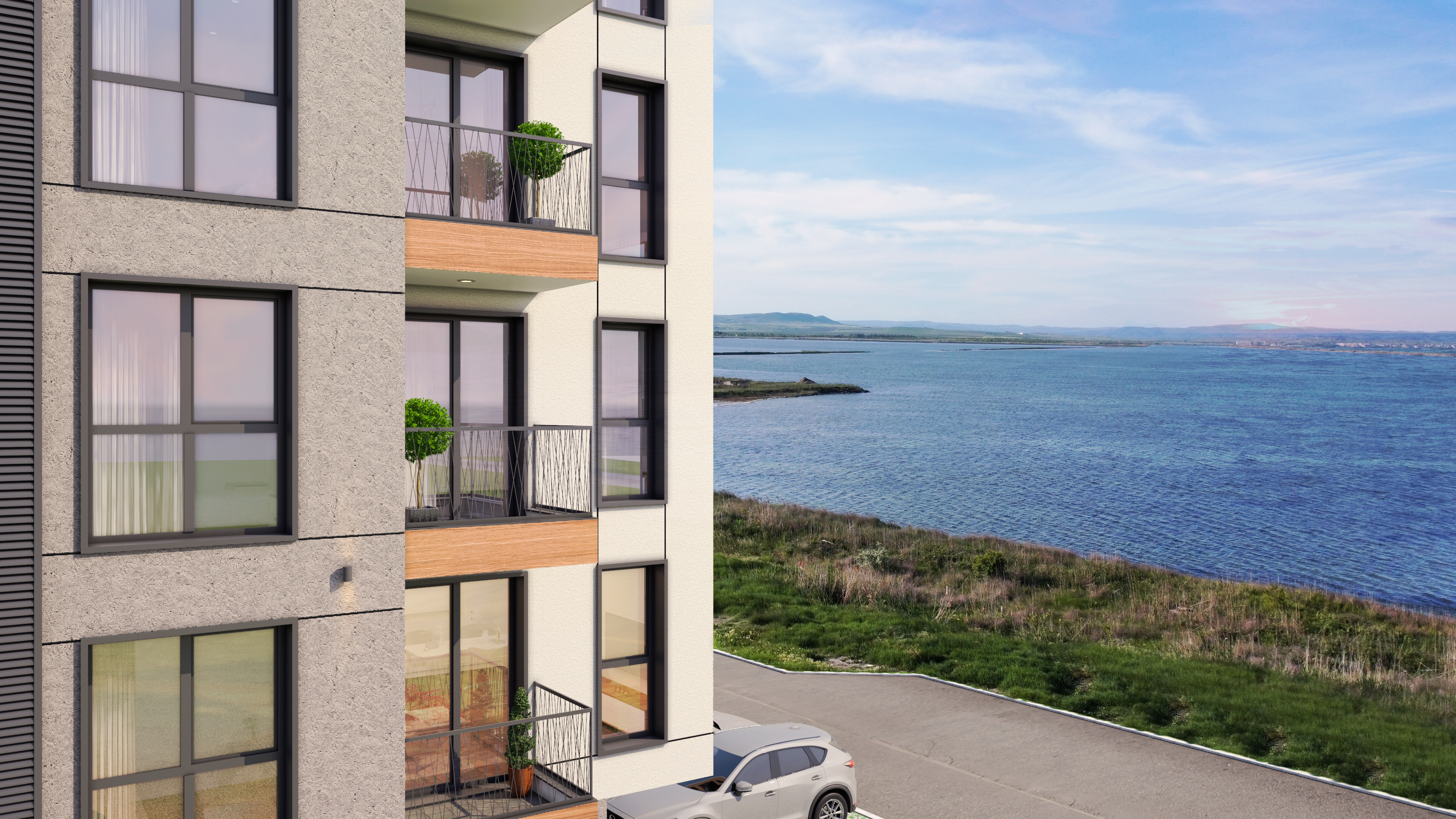 LakeView Pomorie — фасада и среда