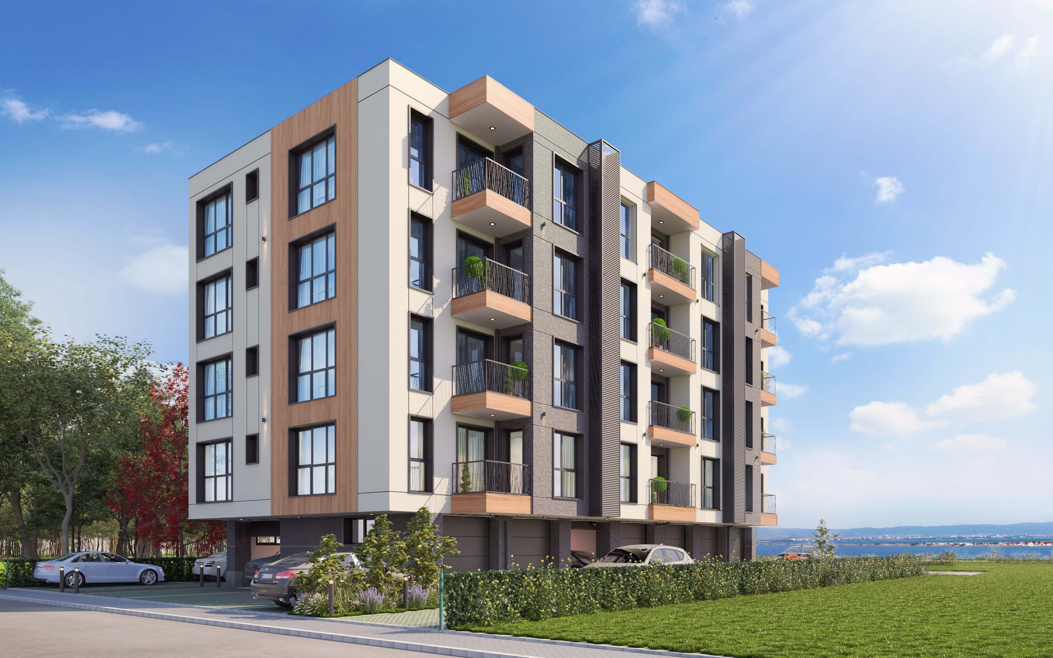 LakeView Pomorie — интерактивна схема на сградата